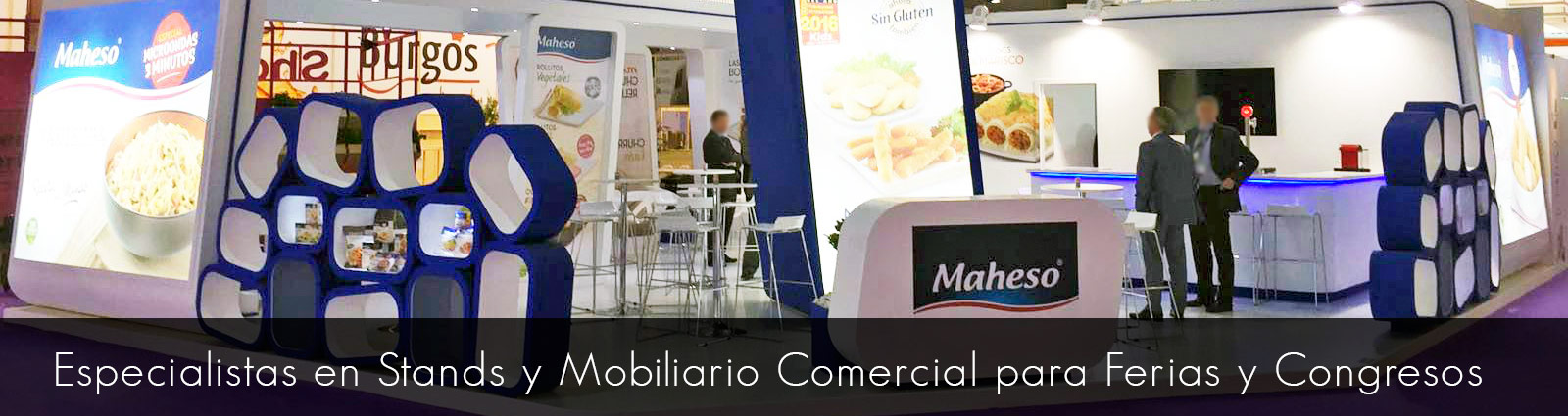 Especialistas en stands y mobiliario comercial para ferias y congresos.