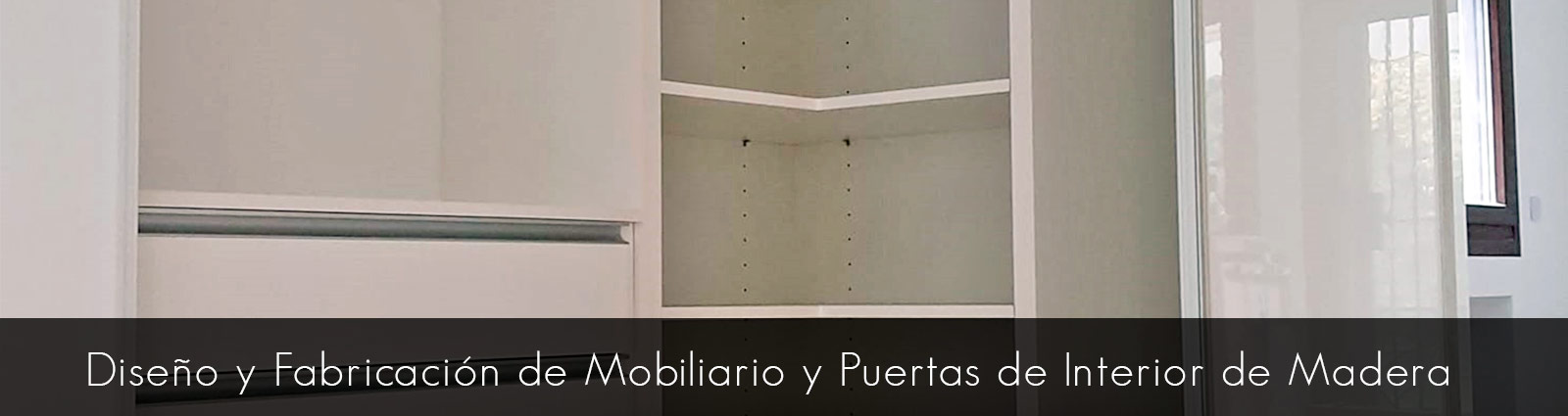 Diseño y fabricacion de muebles y puertas de interior en Madrid y Toledo.