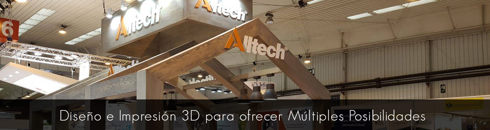 Diseño e impresion 3D para fabricacion de stands en Madrid y Toledo.